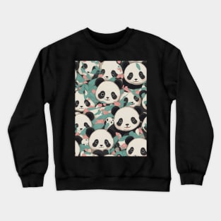 Cute panda pattern Crewneck Sweatshirt